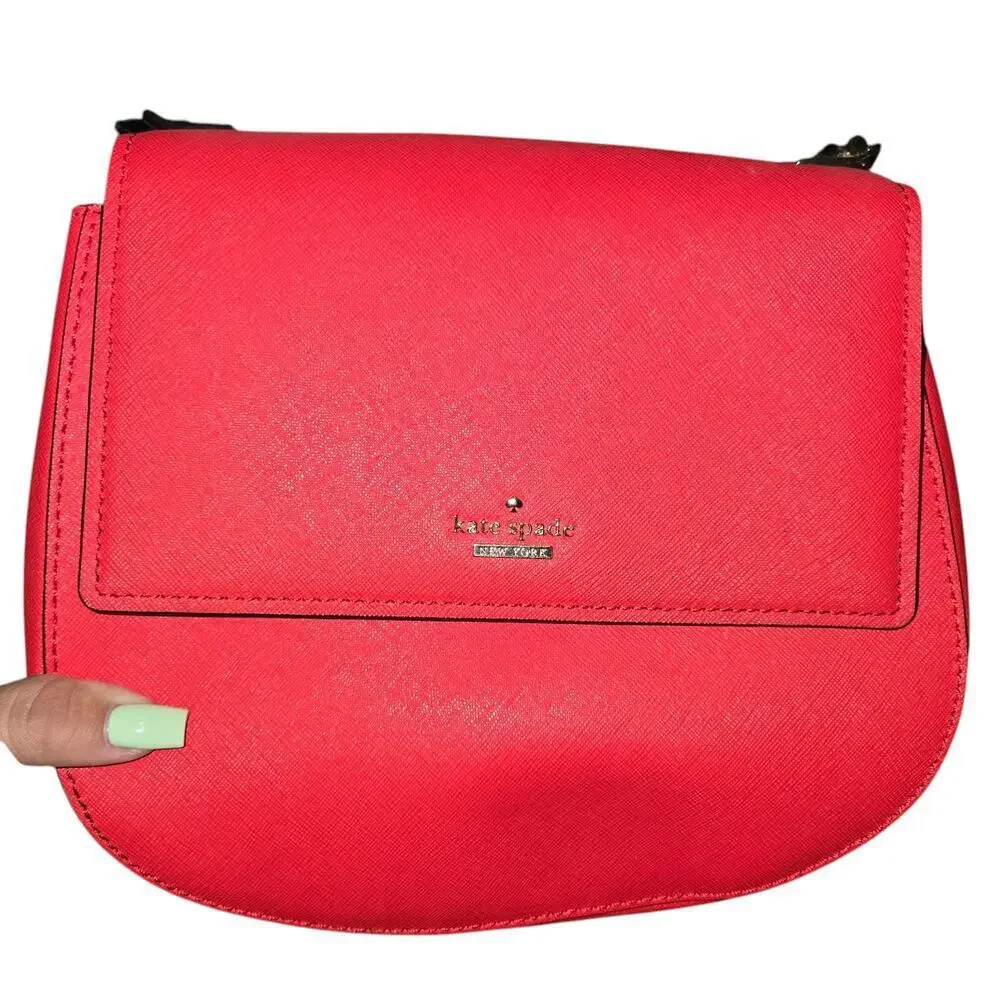 Kate Spade Red Cameron‎ Byrdie Saddle Bag